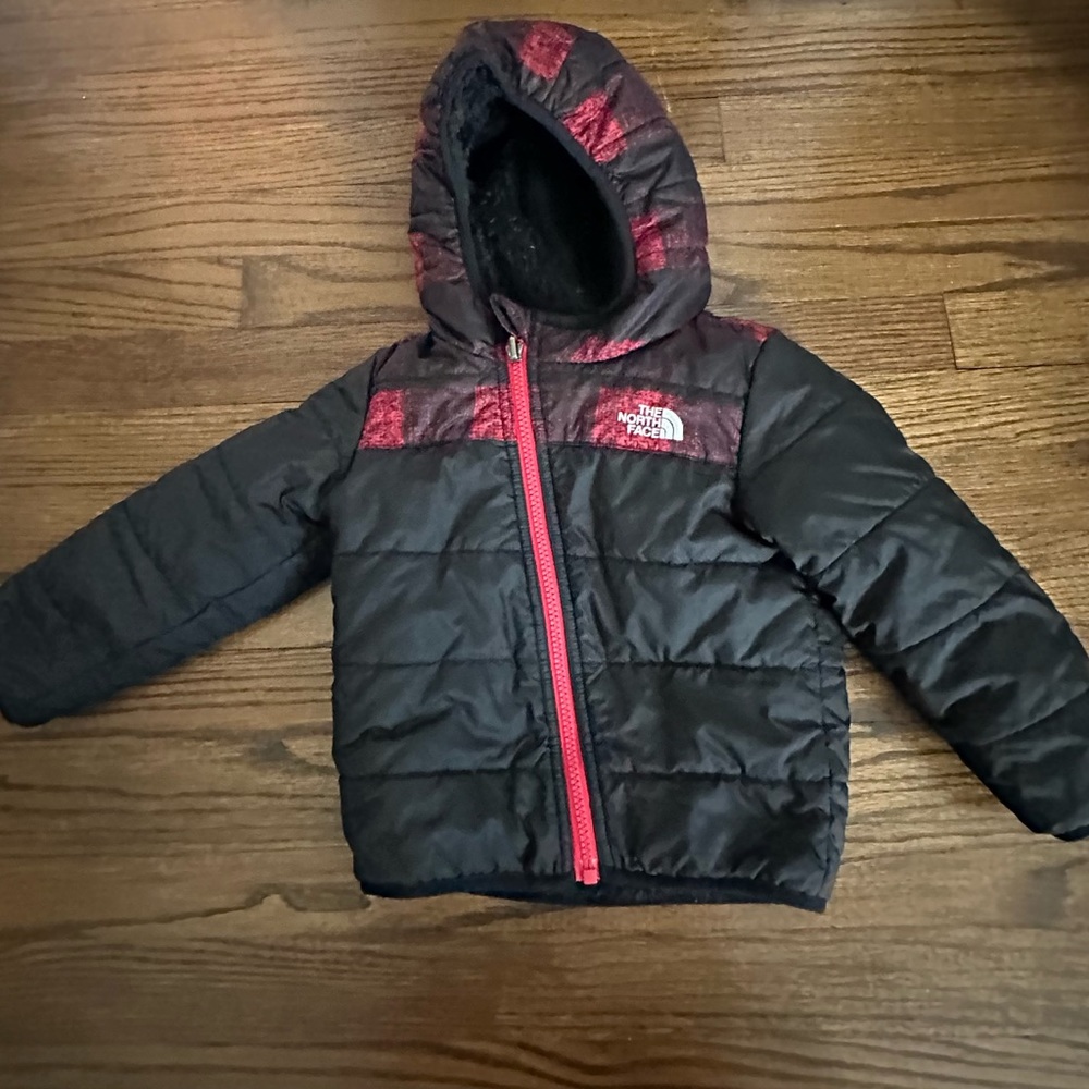 NorthFace Reversible water resistant puffer coat